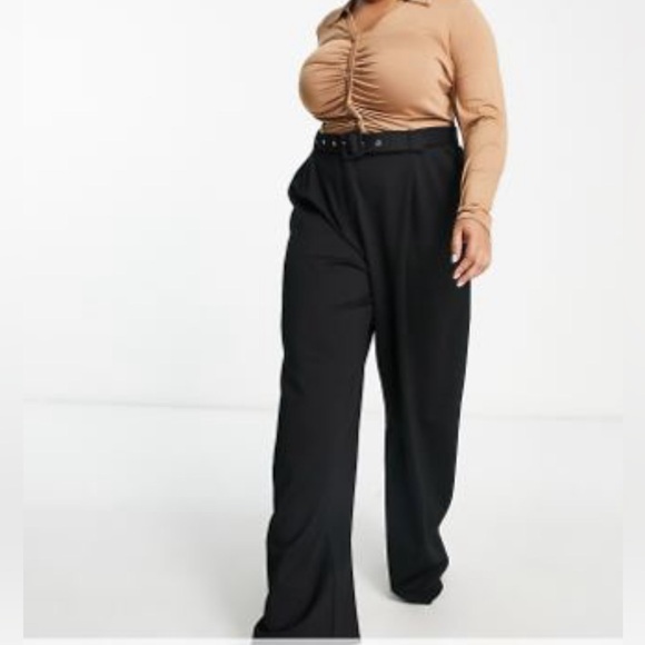 NWT ASOS Curve wide leg pants - Picture 5 of 5